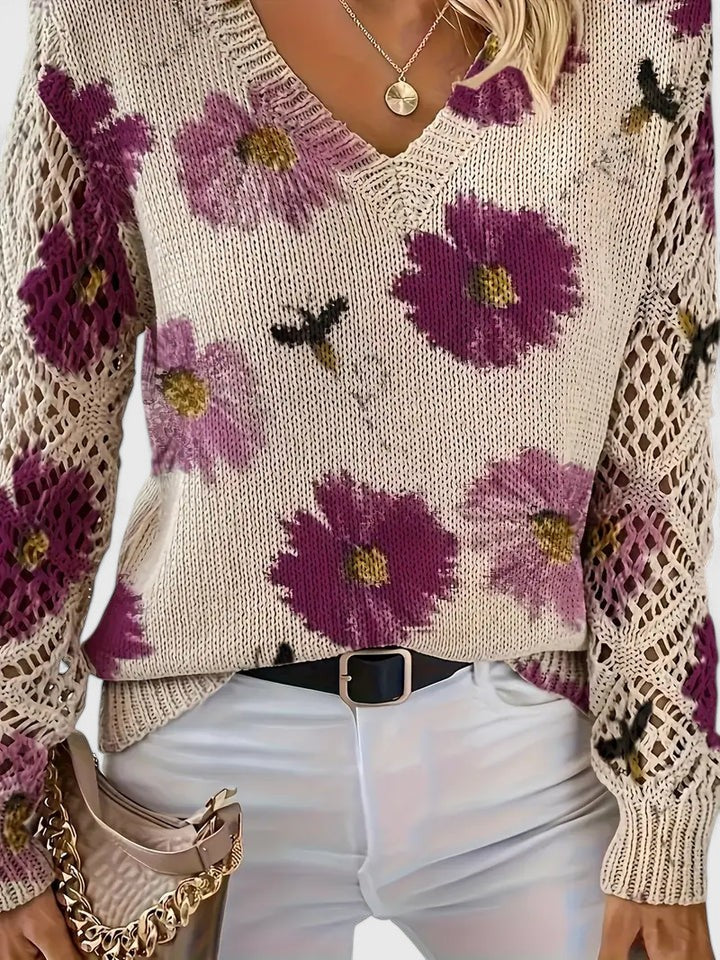Aurélie | Women’s Floral Sweater