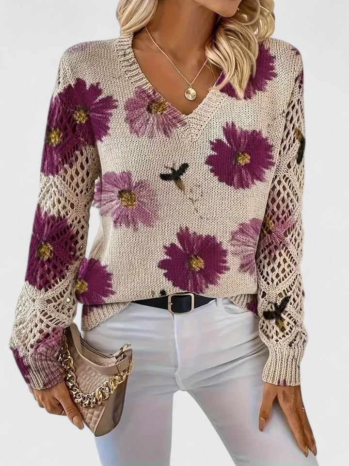 Aurélie | Women’s Floral Sweater