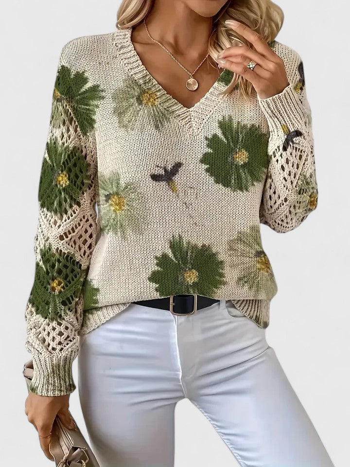 Aurélie | Women’s Floral Sweater