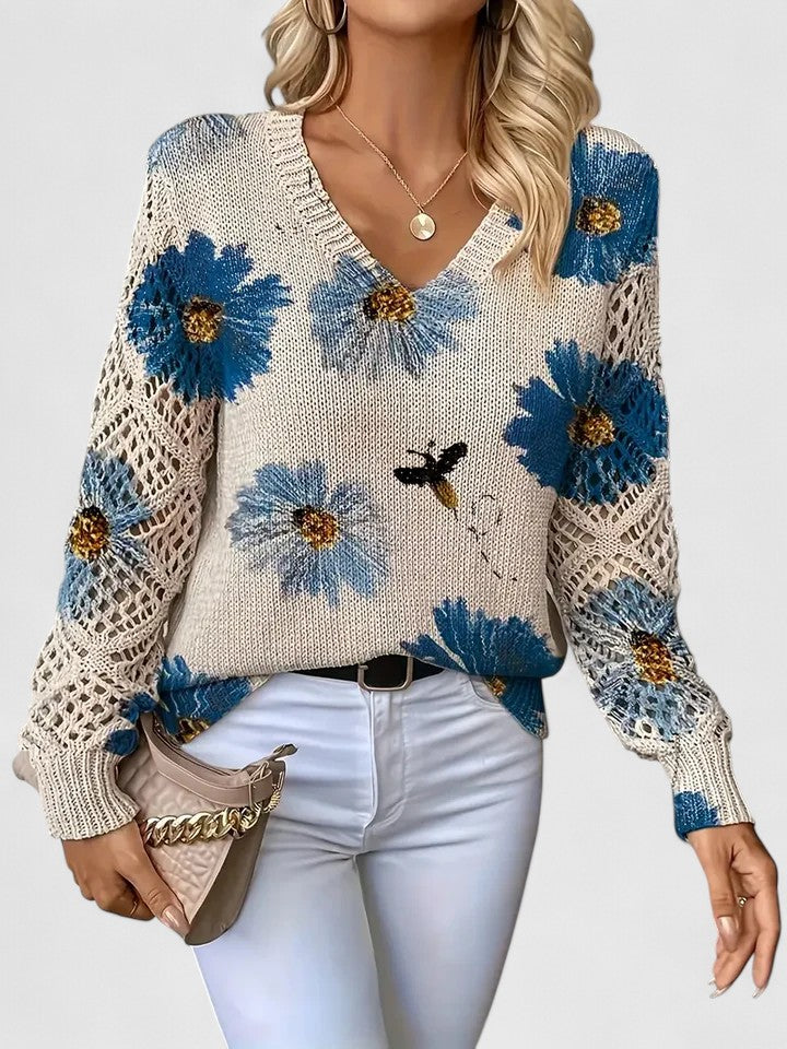 Aurélie | Women’s Floral Sweater