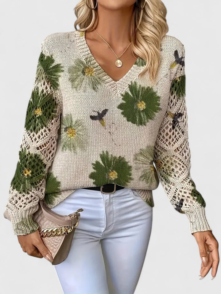 Aurélie | Women’s Floral Sweater
