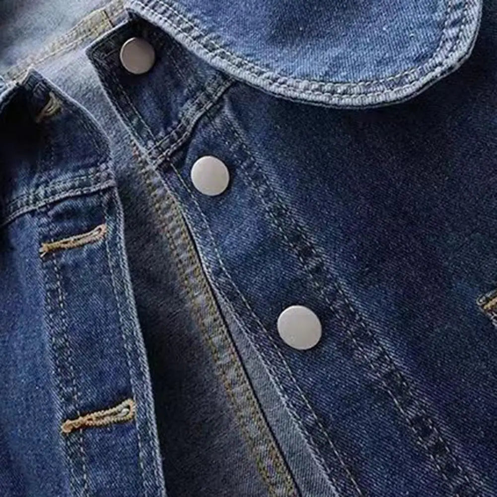 Sofia Denim Crop Coat