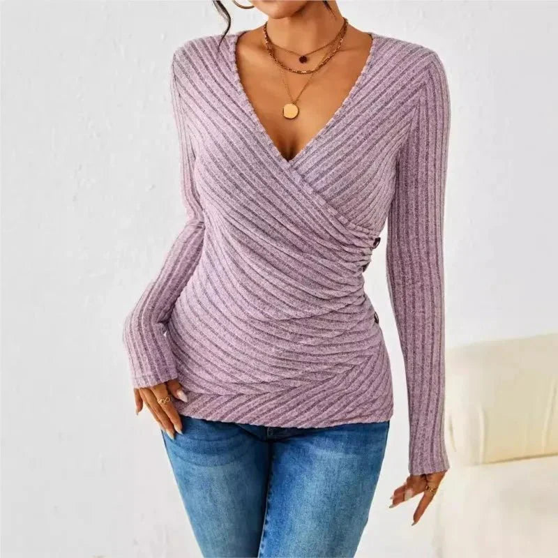 AURORA - Tummy Tucking Long Sleeve Top