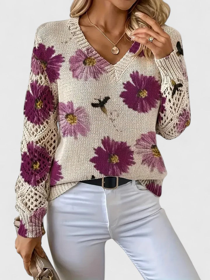 Aurélie | Women’s Floral Sweater