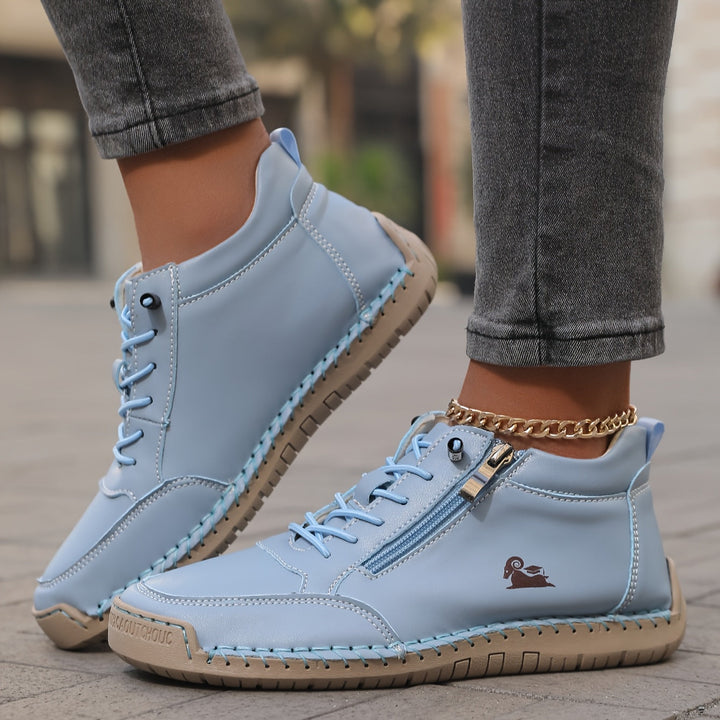 Mila – Cozy Orthopedic Sneakers with Zipper Closure