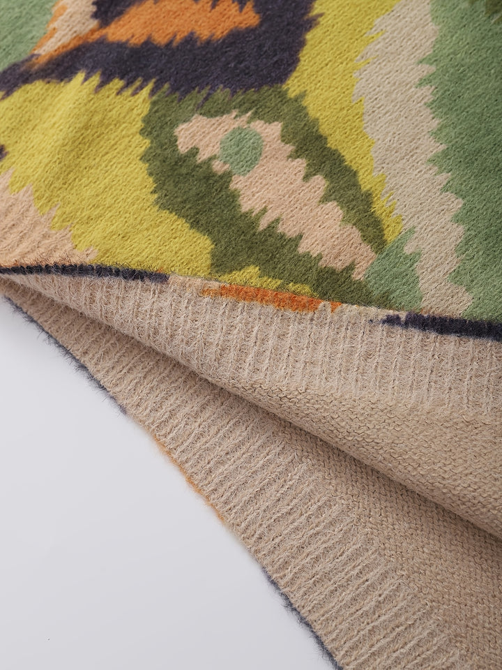 Bohemian Sweater Heart Pattern