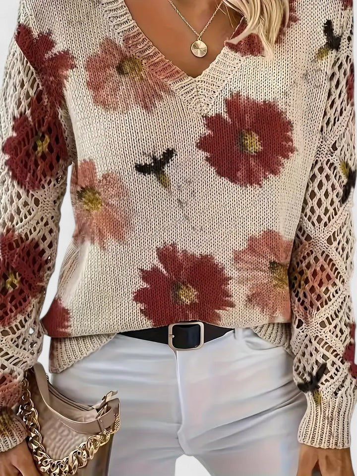Aurélie | Women’s Floral Sweater