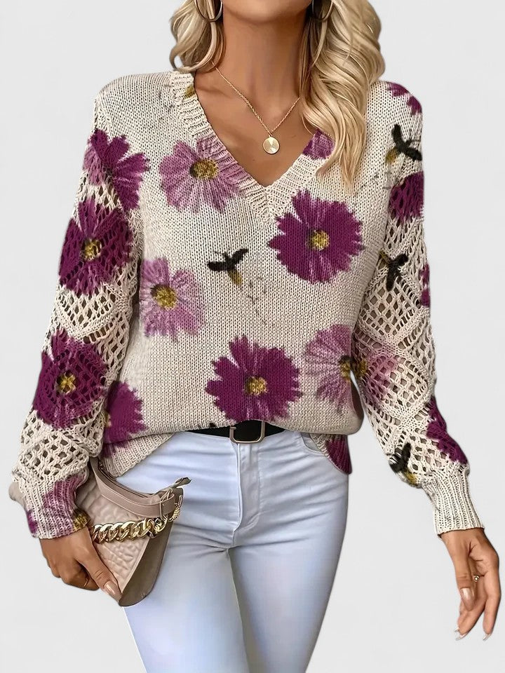 Aurélie | Women’s Floral Sweater