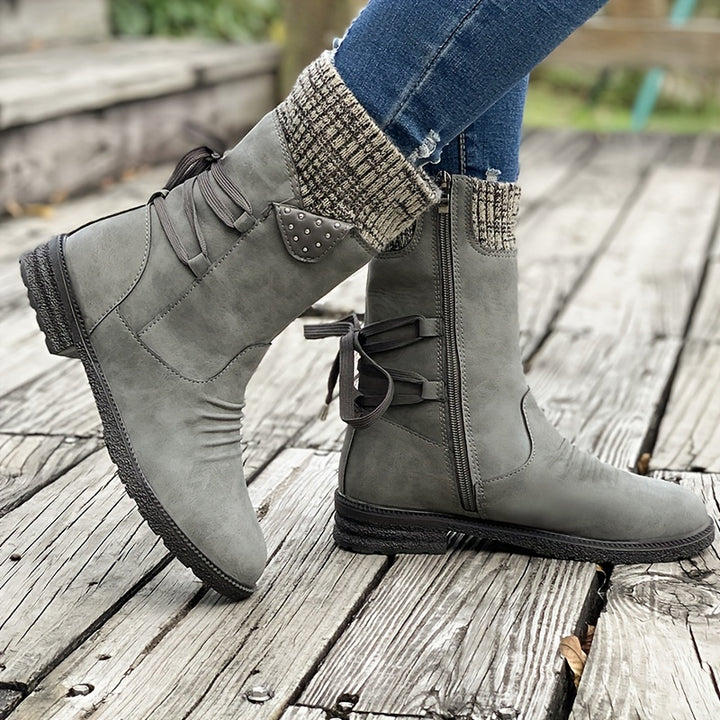 Vintage Classic Elegant 's Mid-Calf Boots