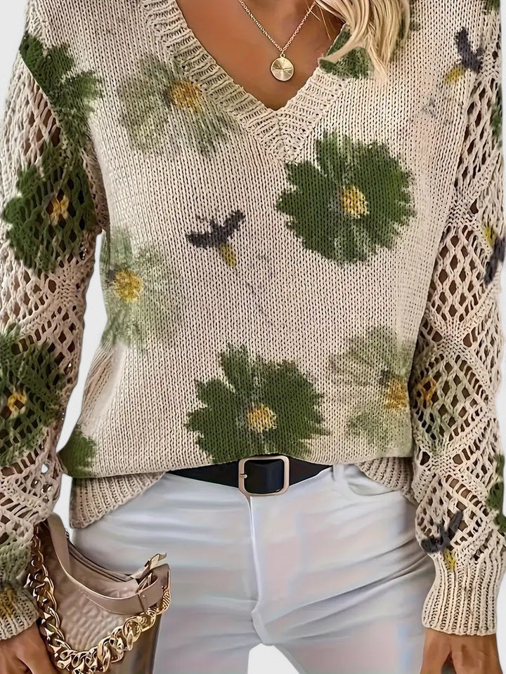 Aurélie | Women’s Floral Sweater