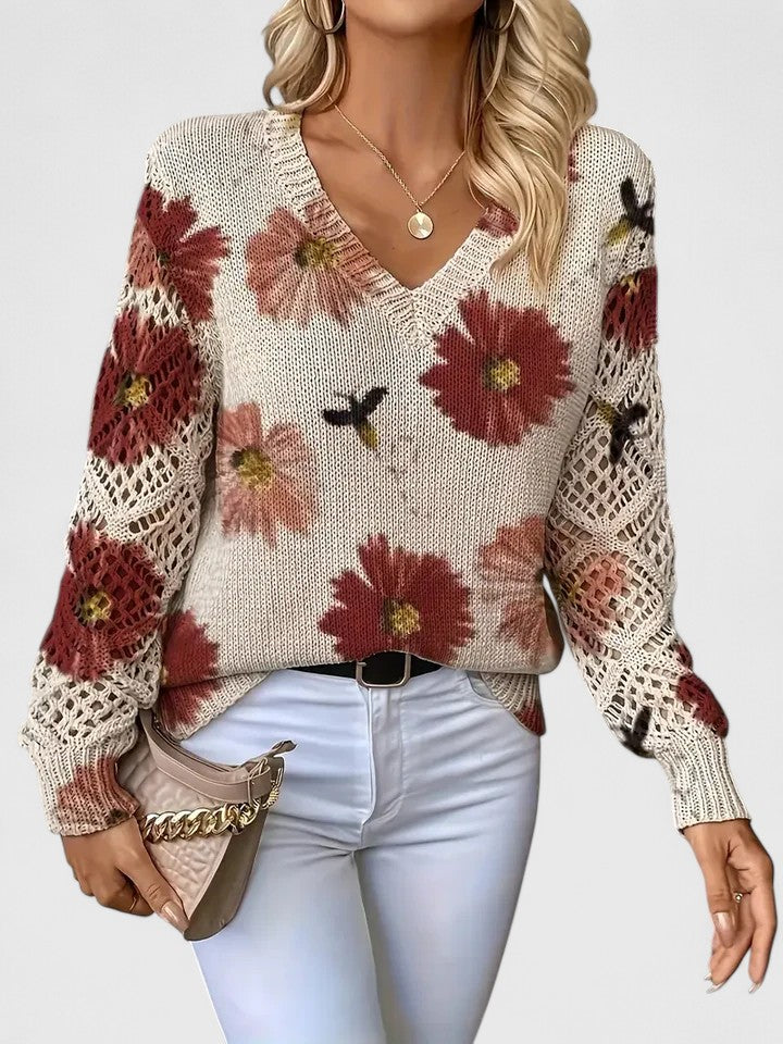 Aurélie | Women’s Floral Sweater
