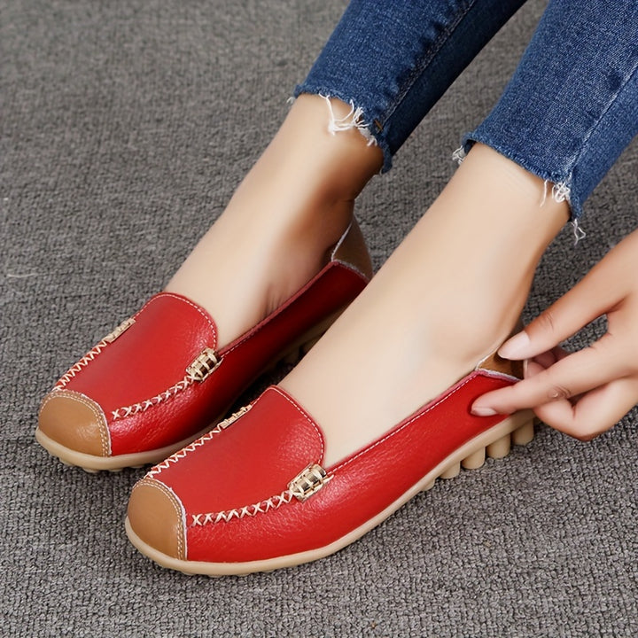 Round Toe Casual Loafers