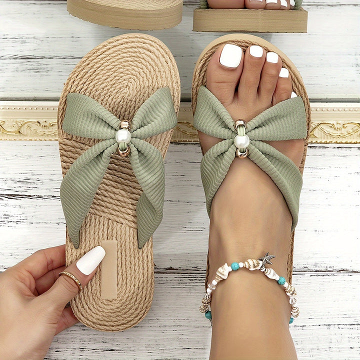 Handmade Beaded Ethnic Flat Sandals