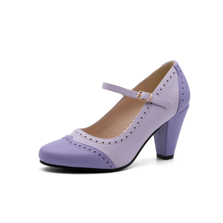 Amy™ | Stylish Two-Tone High Heels with Comfortable Design