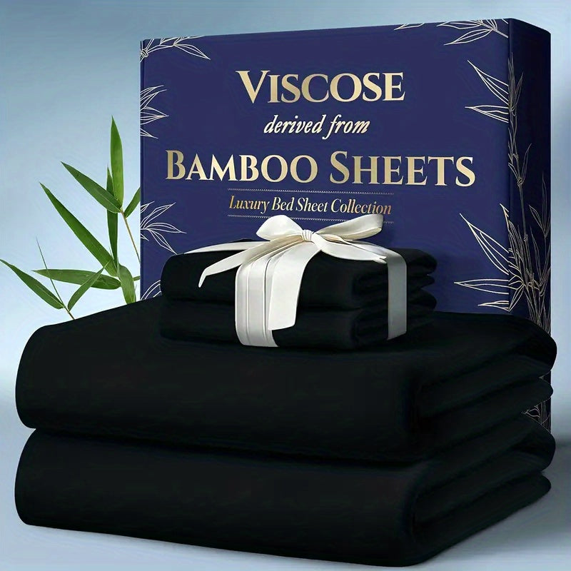 6pcs Bamboo Cooling Bed Sheets Sets  - Ultra Soft & Luxuriously Cooling for Hot Sleepers