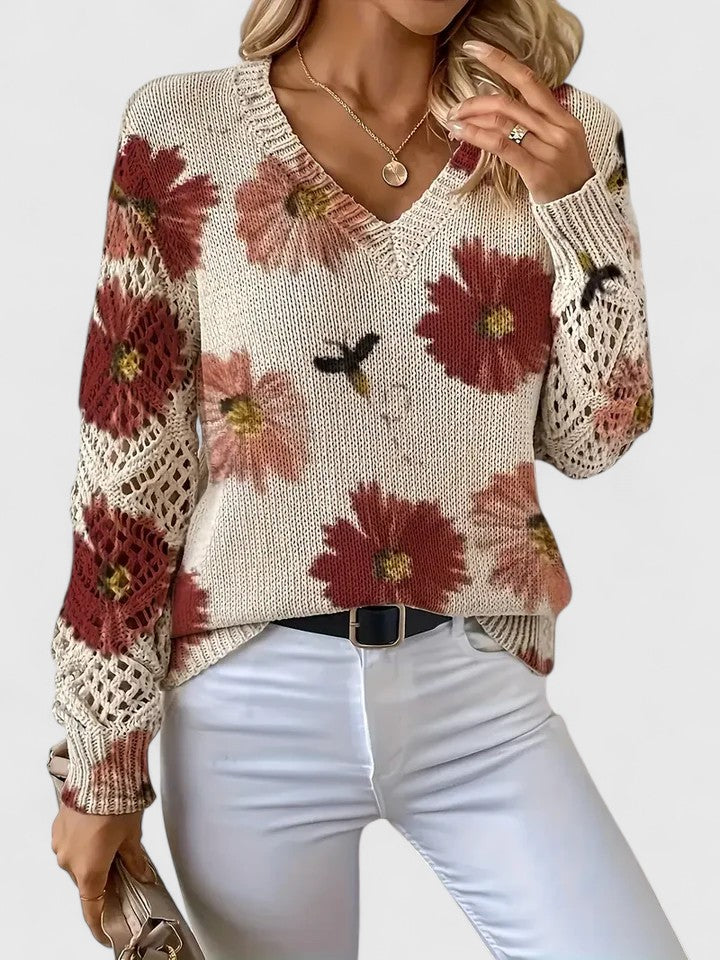 Aurélie | Women’s Floral Sweater