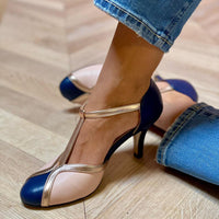 Alessia™ | Vibrant and Cozy T-Strap Pumps with Round Toe