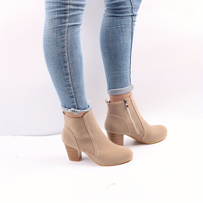 Maryline™ – Durable Ankle Boots with Stable Heels for All-Day Comfort