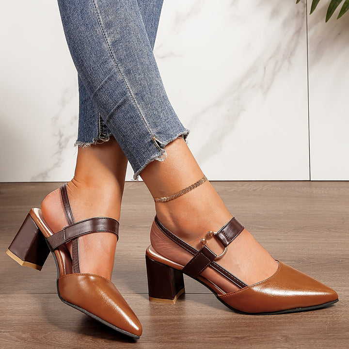 Claudette™ – Chic and Comfortable Strappy Heels