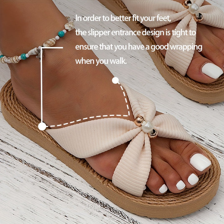 Handmade Beaded Ethnic Flat Sandals