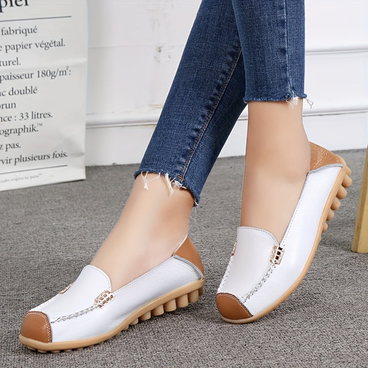 Round Toe Casual Loafers