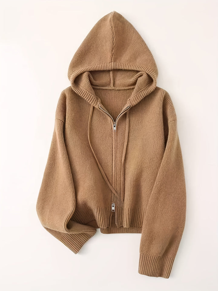 Women's Thick Winter Hooded Zip-Up Cardigan Coat