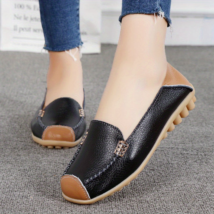 Round Toe Casual Loafers