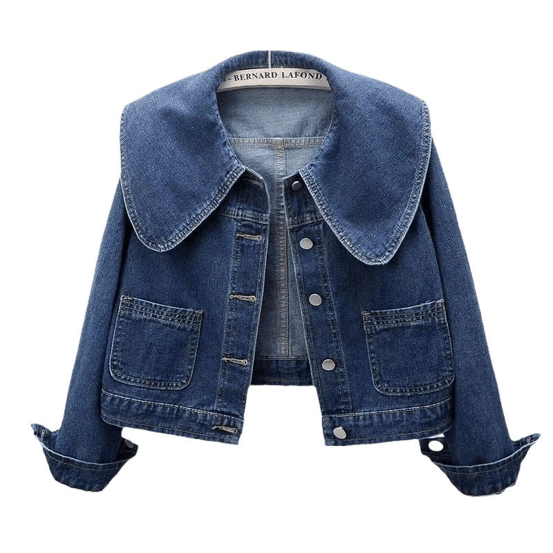 Sofia Denim Crop Coat