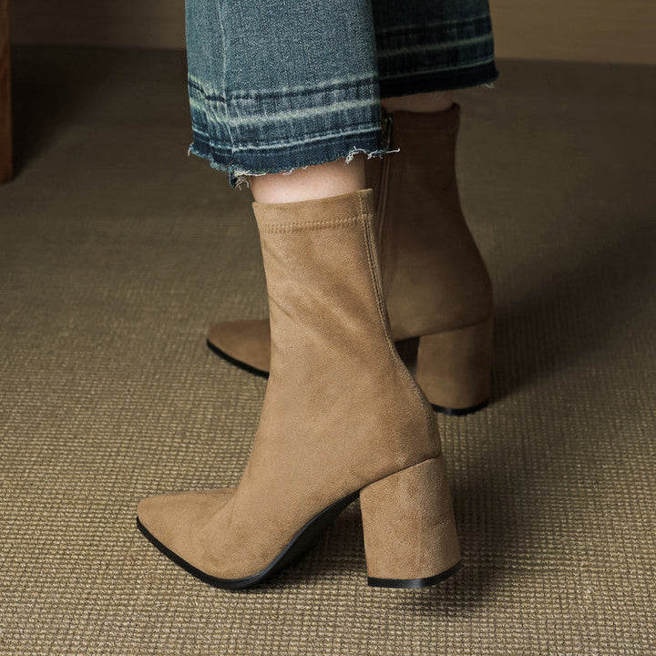 Tylia Genuine Suede Boots