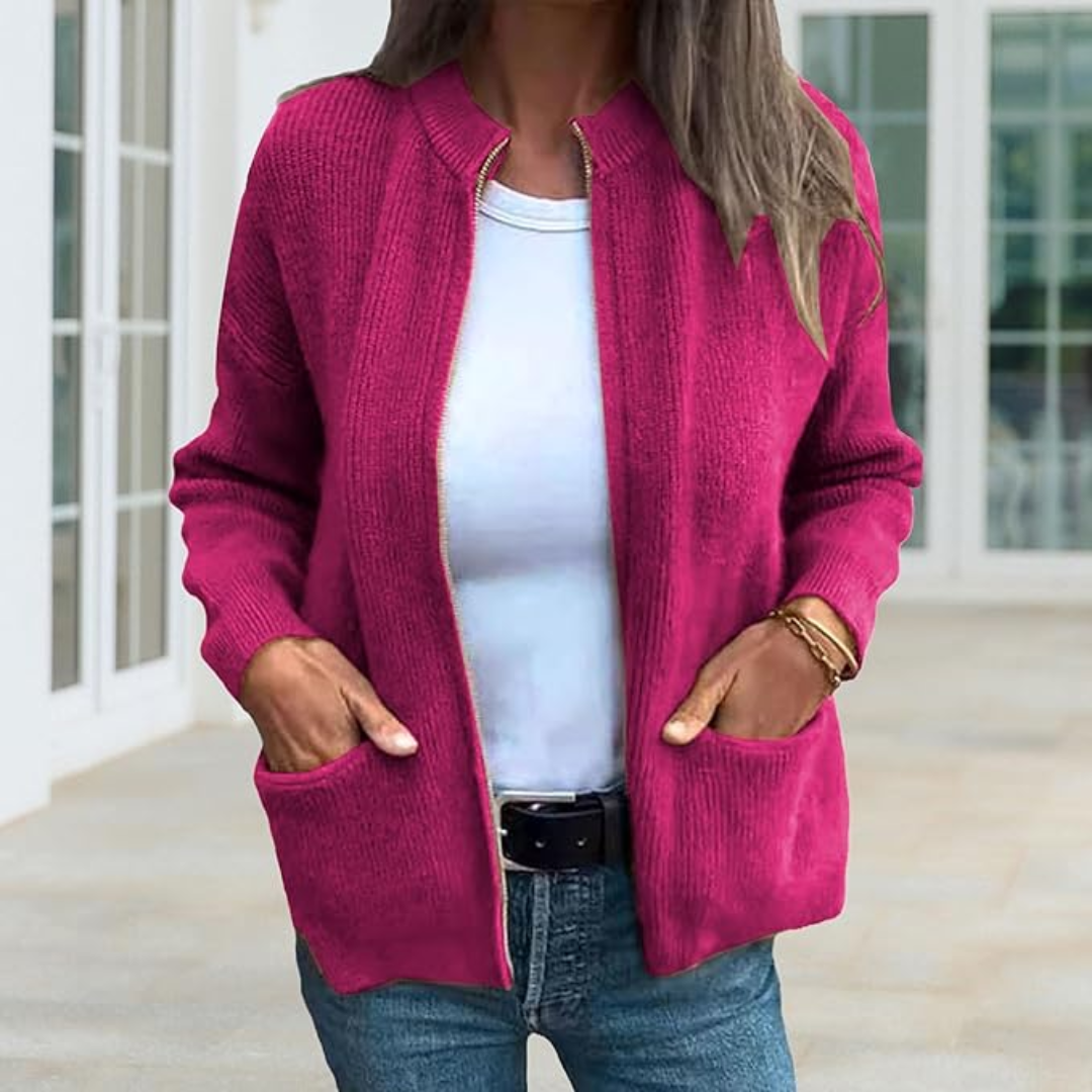 Ella - COTTON KNITTED CARDIGAN
