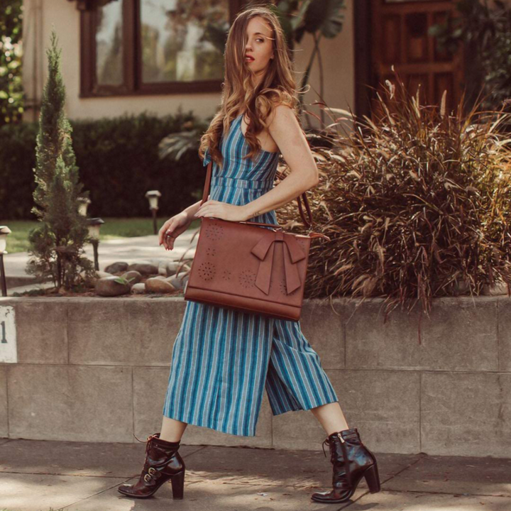 Elegant Bow-Tie Satchel