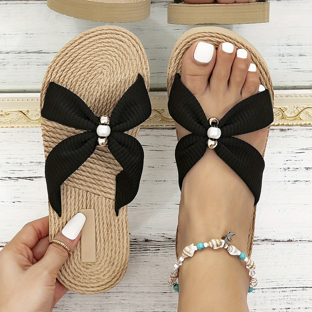 Handmade Beaded Ethnic Flat Sandals