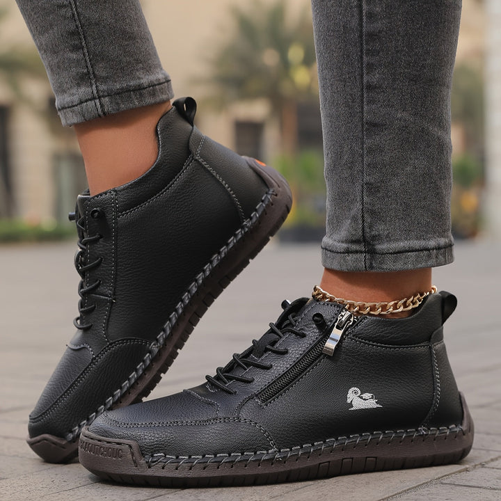 Mila – Cozy Orthopedic Sneakers with Zipper Closure
