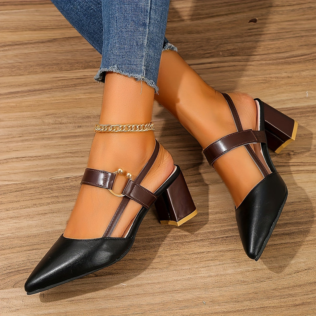 Claudette™ – Chic and Comfortable Strappy Heels