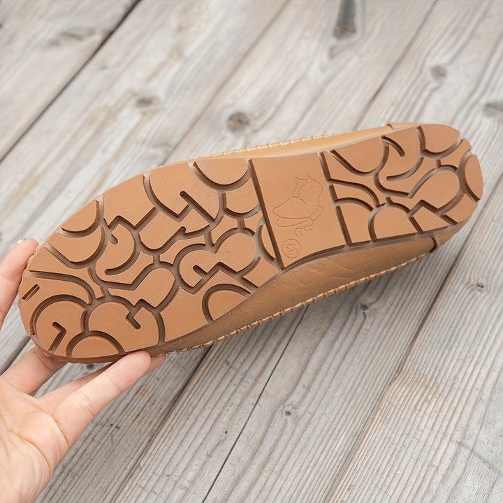 Retro Rhinestone Flats - Glamorous Fashion Shoes