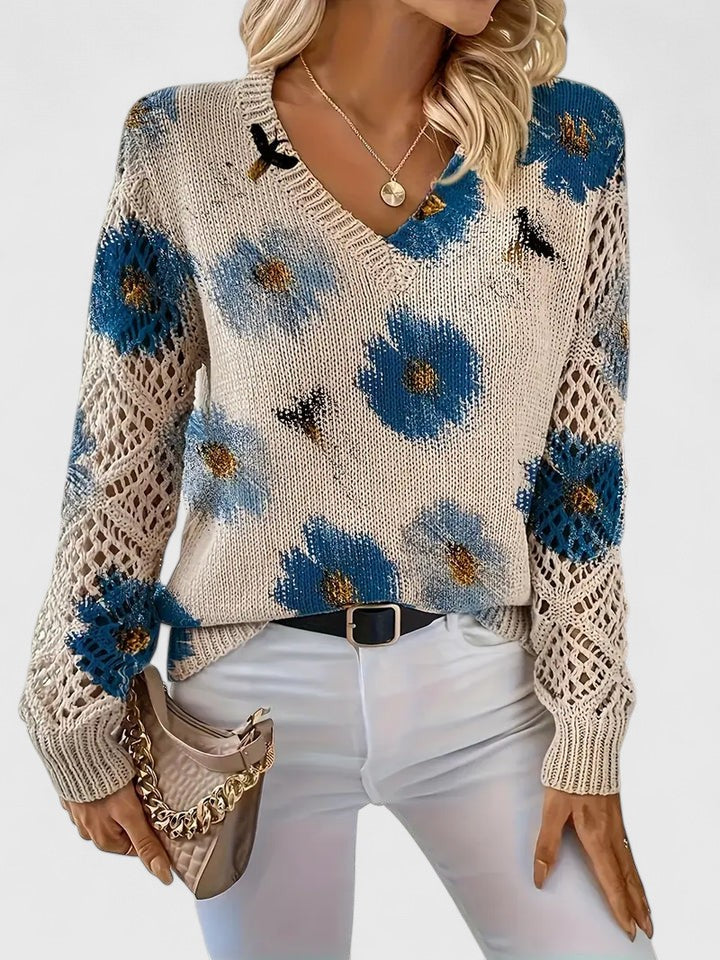 Aurélie | Women’s Floral Sweater