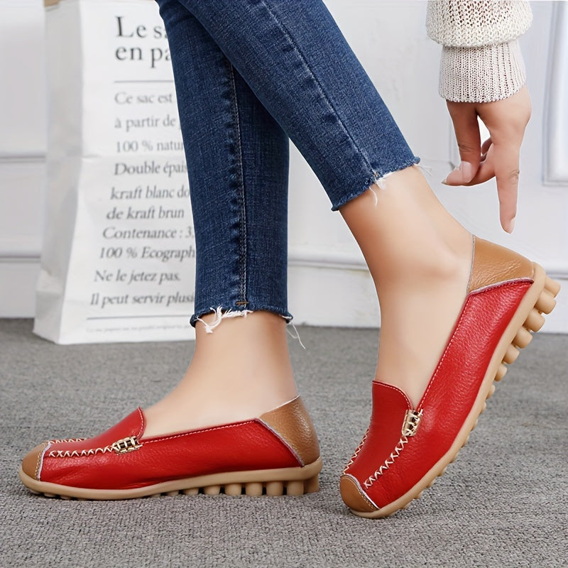 Round Toe Casual Loafers