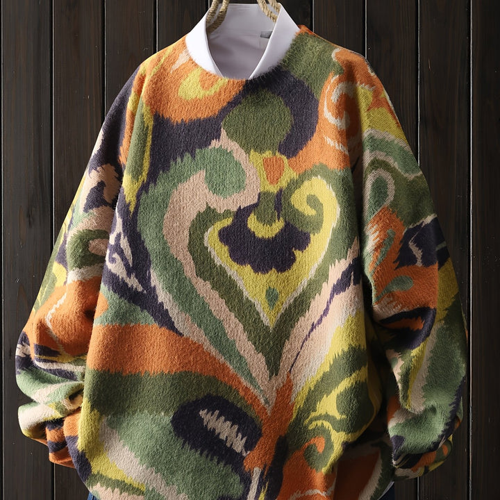 Bohemian Sweater Heart Pattern
