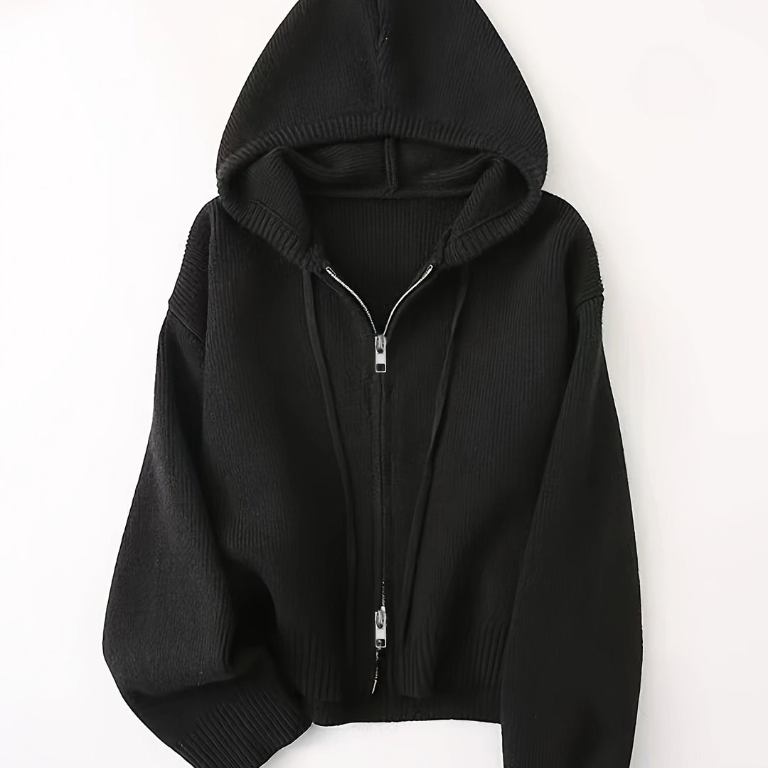 Women's Thick Winter Hooded Zip-Up Cardigan Coat