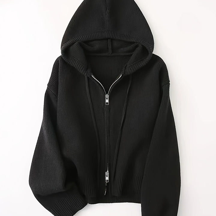 Women's Thick Winter Hooded Zip-Up Cardigan Coat