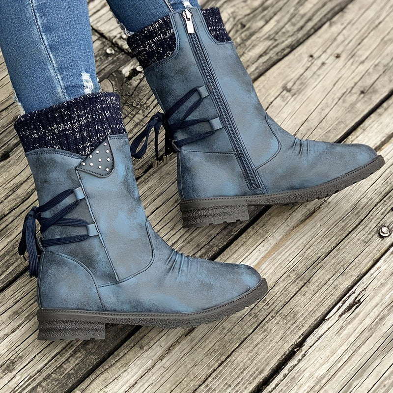 Vintage Classic Elegant 's Mid-Calf Boots