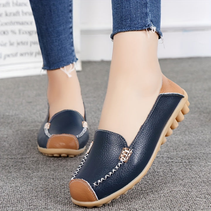 Round Toe Casual Loafers
