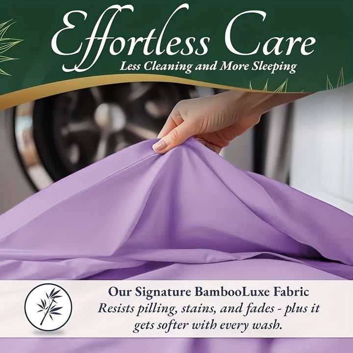 6pcs Bamboo Cooling Bed Sheets Sets  - Ultra Soft & Luxuriously Cooling for Hot Sleepers