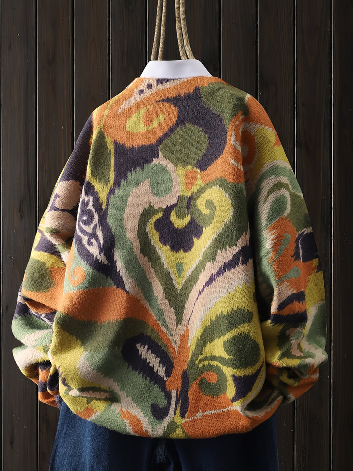 Bohemian Sweater Heart Pattern