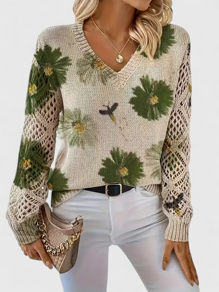 Aurélie | Women’s Floral Sweater