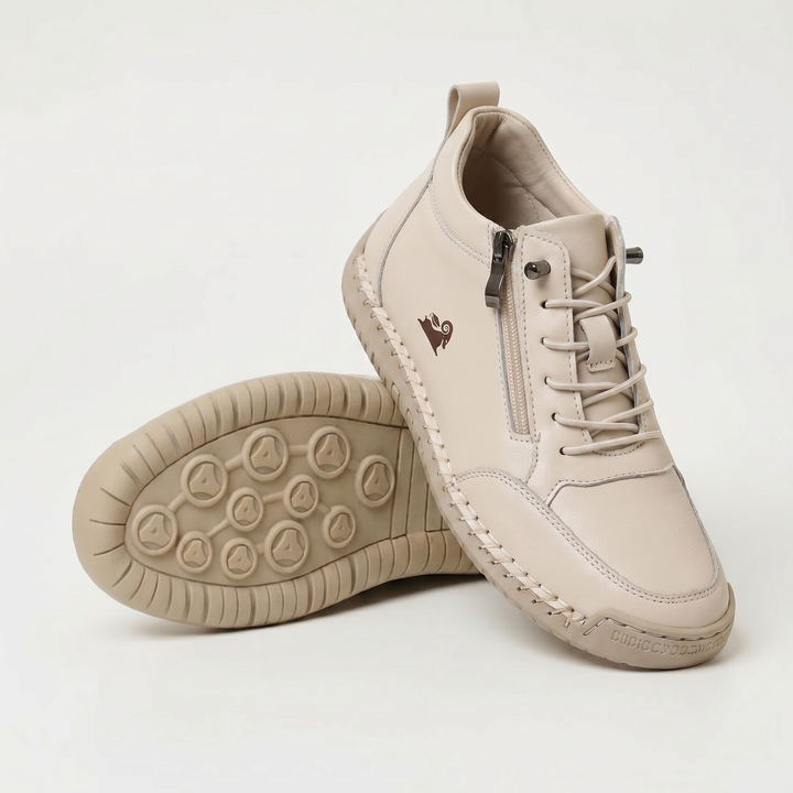 Mila – Cozy Orthopedic Sneakers with Zipper Closure