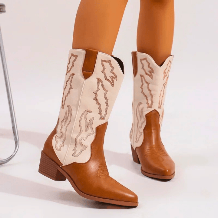 Liora Pointed Leather Boots