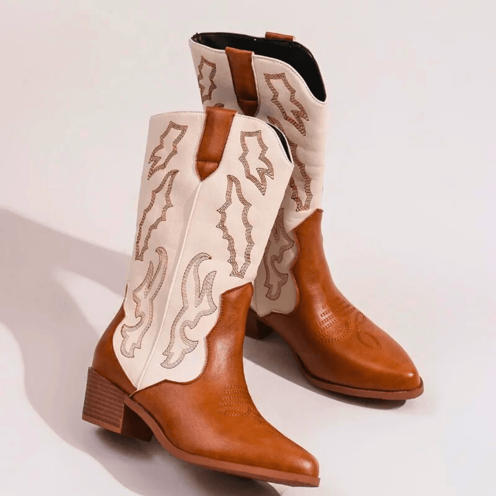 Liora Pointed Leather Boots