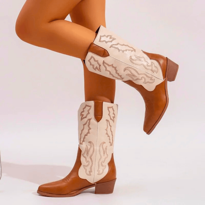Liora Pointed Leather Boots