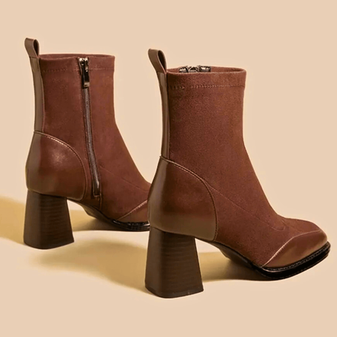 Maison Leather Ankle Boots